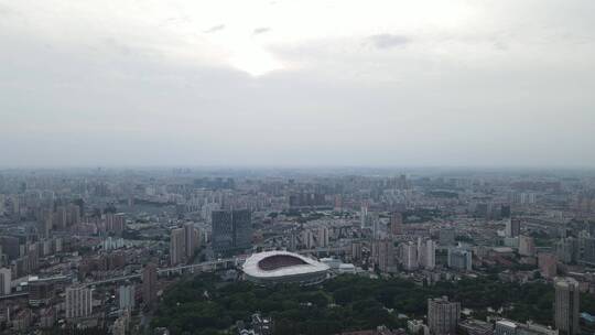 上海虹口区海伦路全景4K航拍