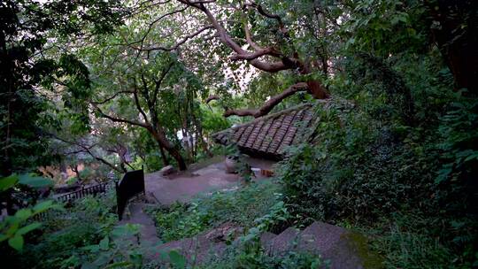 杭州吴山景区圆心亭4K视频素材