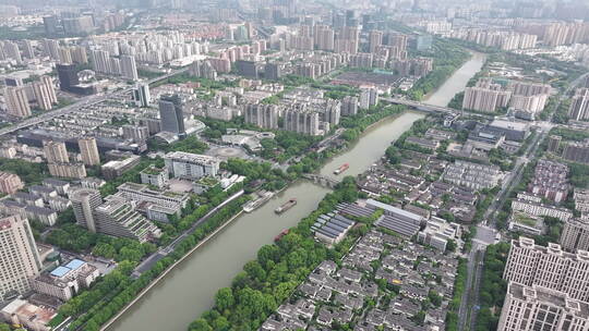 京杭大运河拱宸桥视频素材模板下载