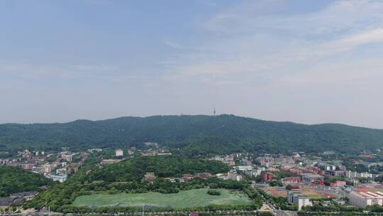 湖南长沙岳麓山景区航拍