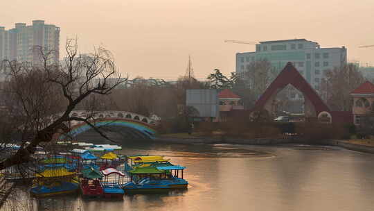 城市空镜头 三四线城市 文明城市 卫生城市