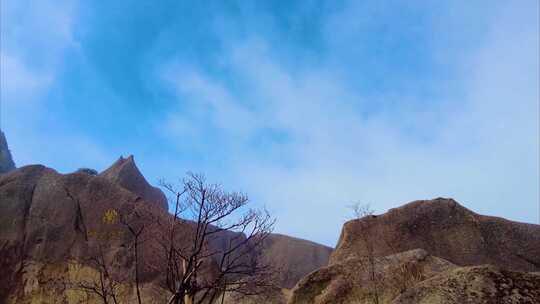 安徽黄山风景区云海延时唯美风景视频素材