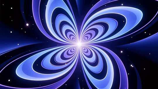 抽象艺术万花筒动态粒子4K