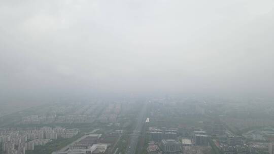 4K云实拍素材上空俯拍低空云穿云