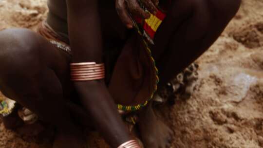 传统服装，女人，埃塞俄比亚，粘土辫子