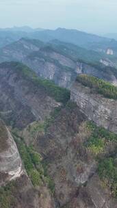 高清竖屏航拍桂林资源八角寨风光