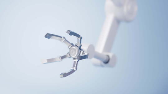 科幻感机械手臂动画3d渲染
