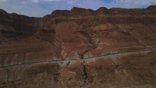 以色列死海犹太沙漠（Midbar Yehuda）的峡谷以色列美丽的风景