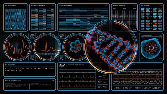 细胞DNA科技数据HUD