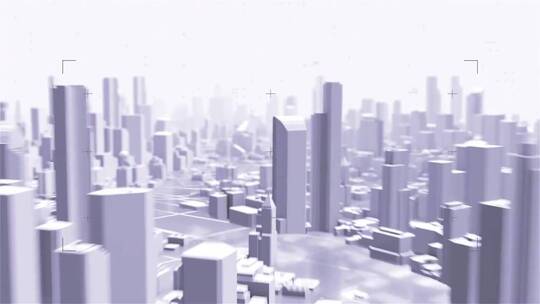 现代简约城市定位动画开场AE模版AE视频素材教程下载