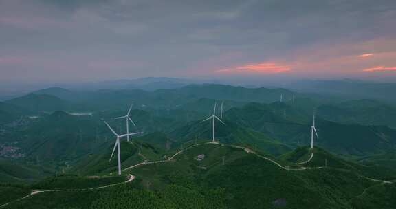 高山风力发电风力发电机湖州九龙山