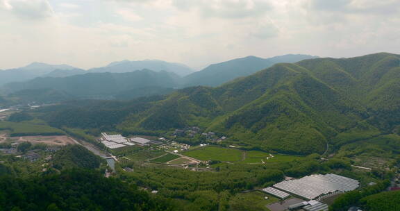 湖州莫干山群山度假村航拍