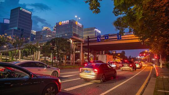 杭州夜景视频素材模板下载