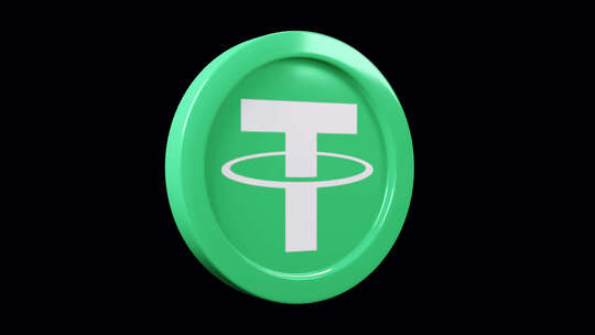 Tether usdt coin 3d