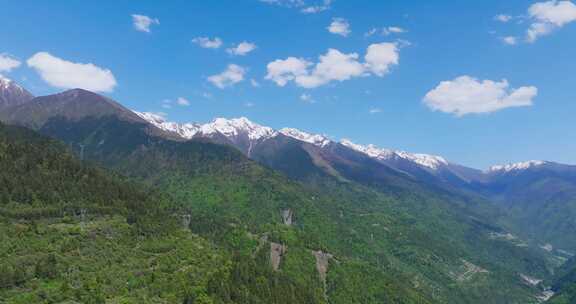 高原高山森林雪山航拍