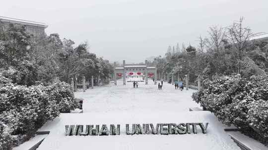 武汉大学—雪景【11组镜头】