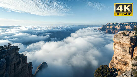 大气震撼云海山脉太白山秦岭祖国大好河山