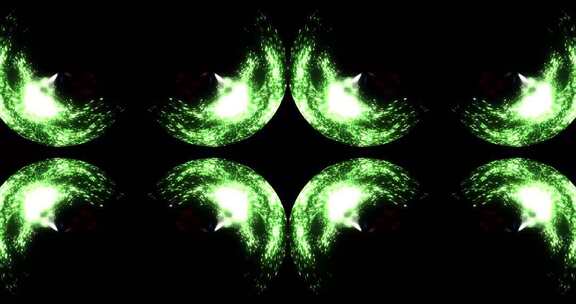 590 4K时尚彩色绚丽粒子光圈背景