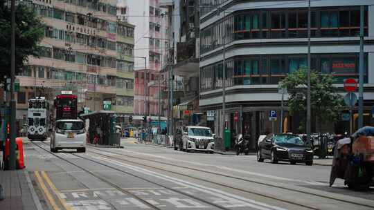 【正版素材】香港湾仔庄士敦道