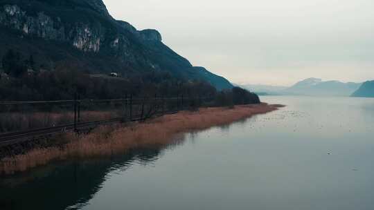 自然风景山川河流视频素材模板下载