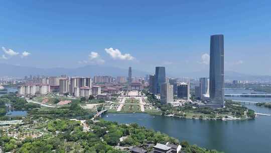 合集福建厦门诚毅国际商务中心航拍