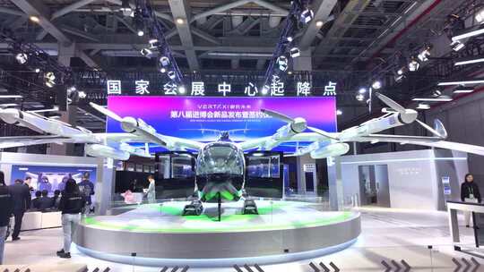 上海第八届 进博会私人飞机展