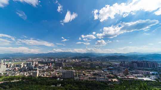 宝鸡老城区延时