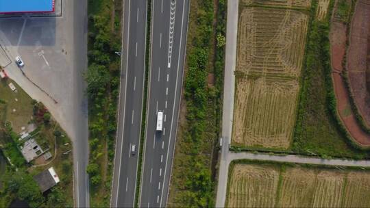 湖南高速公路航拍镜头