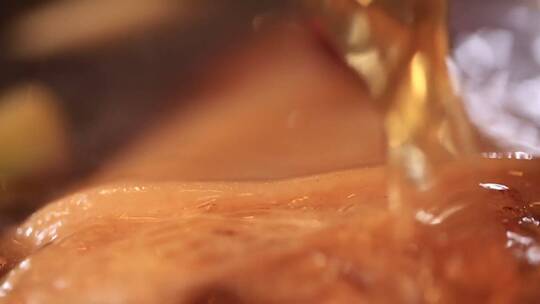 加调料配制炖肉卤肉料汁视频素材模板下载