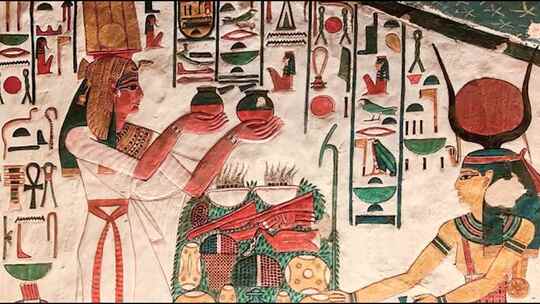 古埃及壁画视频素材模板下载