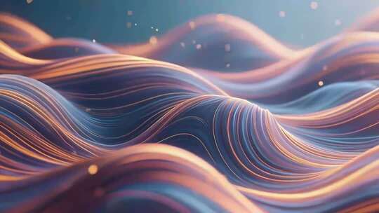 动感波浪线条背景素材