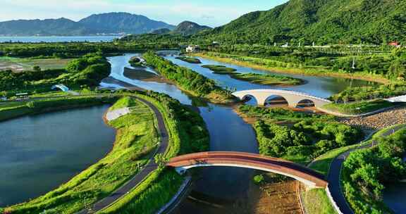 【正版素材】新大河禾塘湿地公园