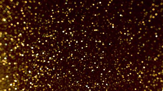 金色粉末粒子颗粒光斑闪烁 (2)