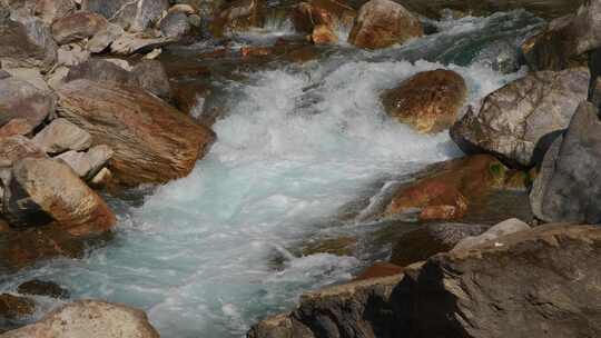 溪流河流水流江河流动