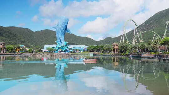 广东珠海长隆海洋公园鲸鲨馆外景