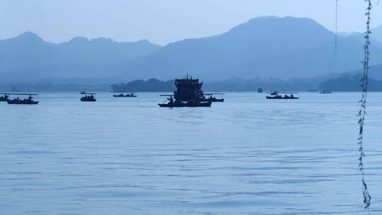 杭州西湖风景区白堤风景