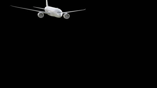 三维飞机动画带通道叠加绿幕视频素材6