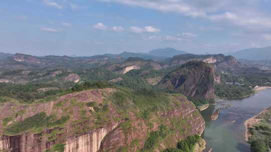 江西鹰潭龙虎山景区航拍