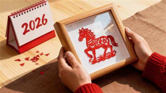 春节2026马年剪纸艺术展示