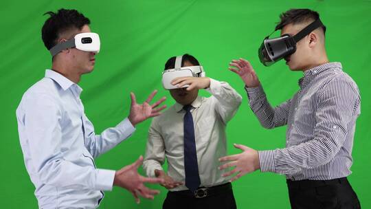 VR眼镜体验视频素材模板下载