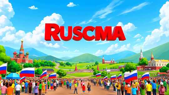 俄罗斯主题活动场景