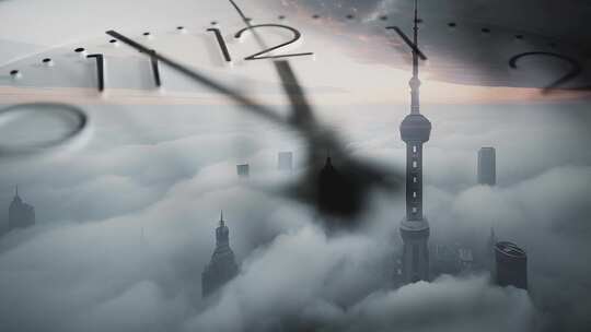 时间光影建筑艺术概念地产企业宣传片头