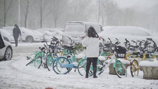 冬天大雪