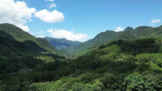 大山农村自然风光风景航拍