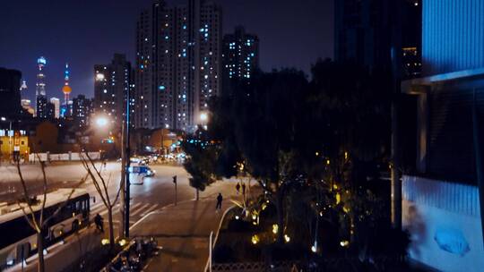 上海虹口区夜景