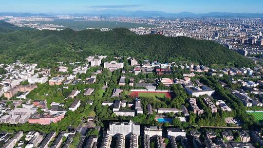 浙江大学玉泉校区航拍风光