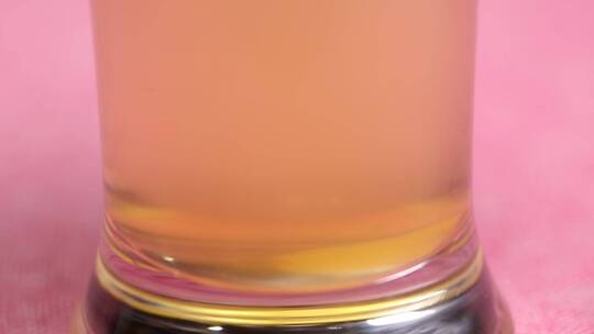 冲泡果珍果汁饮品吸管玻璃杯