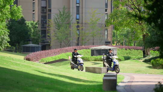 物业监控室 美好社区管家物业 物业服务