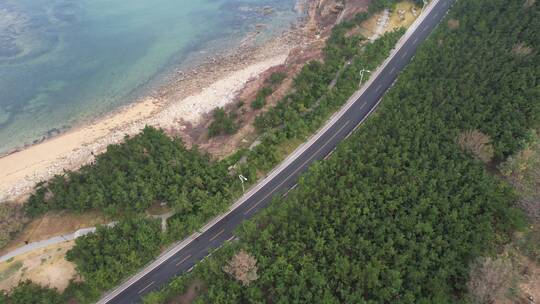 航拍威海高区北环海路