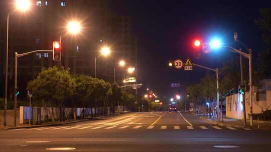 上海夜景视频素材模板下载